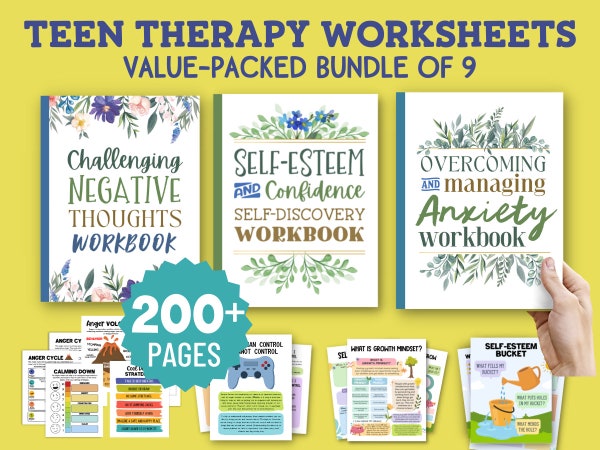 40 Therapeutic Journaling Prompts for Adolescents & Teens Social Work ...