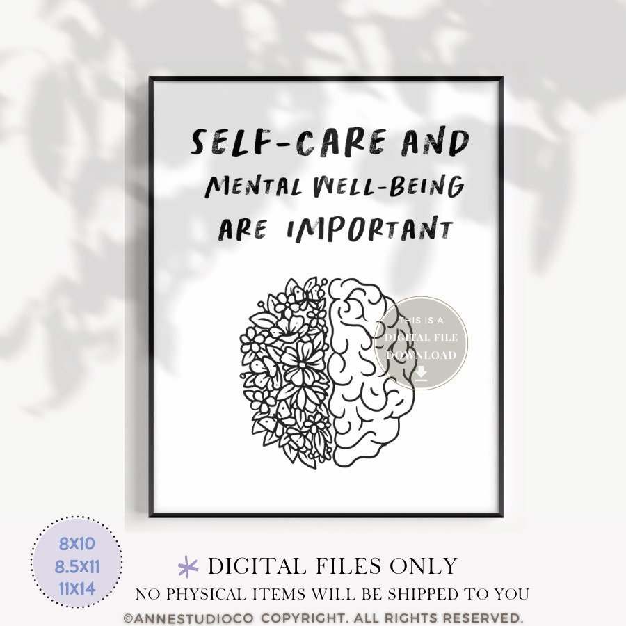 Bundle Set of 4 Psychotherapy Office Art Social Worker Posters ...