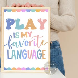 Speech Therapy Room Posters Decor SLP Language Pathologist Prints Art Therapist Classroom Office Wall Gifts Sign Resources Kids Printable