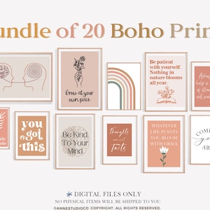 20 Therapy Office Decor Bundle Mental Health Posters Prints School Counseling Art Wall Psychology Prints Psych Therapist Door Bulletin Board