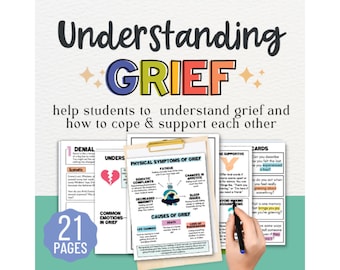 Grief Therapy Workbook Therapist Worksheets Grieving and Loss Process Counseling Activities Group Counselling Healing Stages of Grief Tools