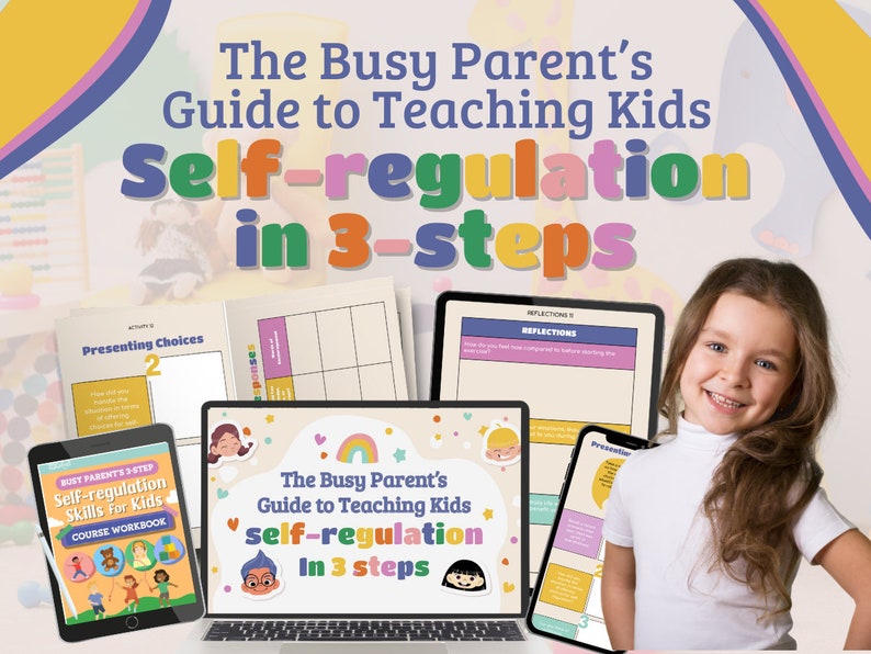 Gentle Parenting Course Toddler Tantrums Anger Management Workbook Tools for Busy Parents Self Regulation Skills Parenting Coach image 1