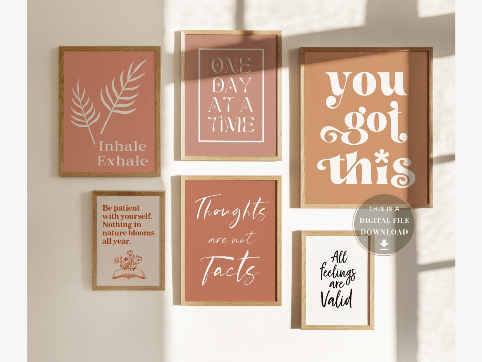 16 Boho Therapist Office Decor Signs Counselor Posters Therapy Wall Art ...