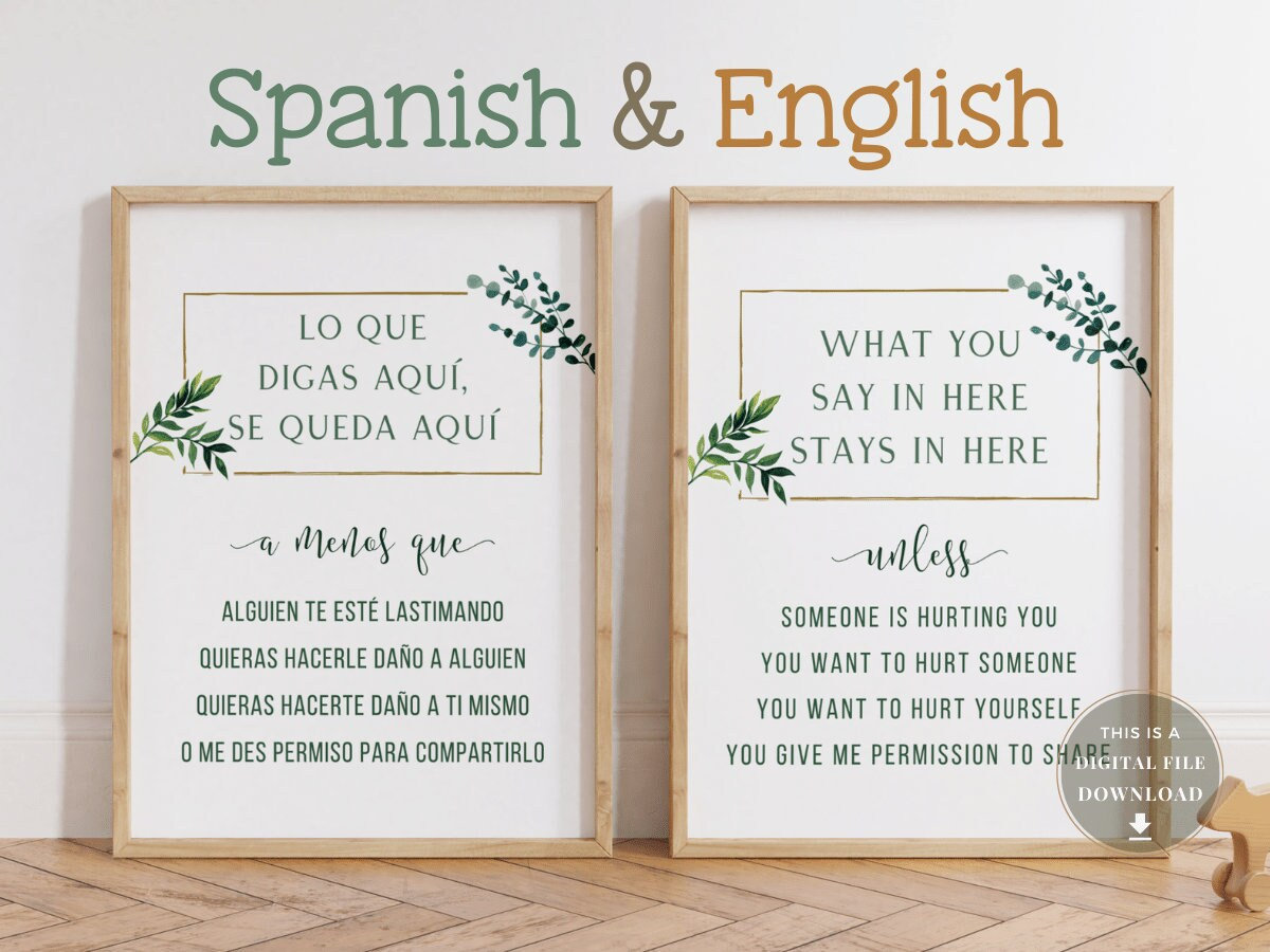  8x6 Welcome Bienvenidos Custom Wood Sign Spanish English  Abierto Abierta Cerrado Signo español Bienvenidos Bi-lingual Office Door  Hanger : Office Products