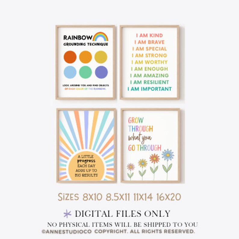 Bundle School Psychologist Posters Counselor Office Decor Etsy