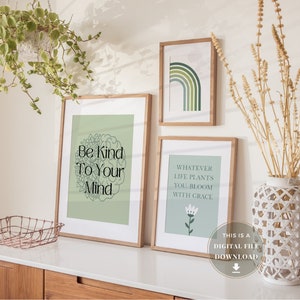 11 Therapy Office Decor Signs Counselling Posters Mental Health Bundle ...