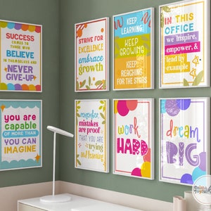 10 Principal Office Decor School Wall Art Posters Assistant Principal Desk Gifts Signs Principal Door Printable Board Quote Staff Bulletin