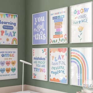 20 Occupational Therapy Poster Occupational Therapist Office Decor Play Therapy Wall School Art Bulletin Gift Room Board OT Printable Signs