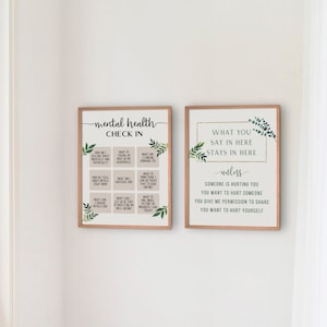 40 Therapy Office Decor Bundle Counseling Posters Psychotherapy Art Sign Psychology Quote Desk Mindfulness Gifts School Social Worker Art