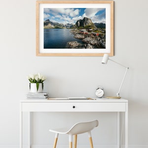 Hamnoy, Lofoten Poster, Fine Art Print, Leinwand Landschaft, Norwegen Bild 5