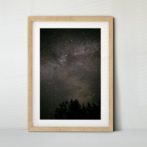 Kunstdruck: Sternenhimmel in Österreich (Poster, Fine Art Print, Leinwand) | Nachthimmel