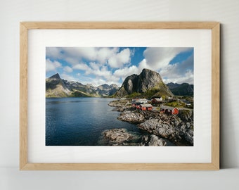 Hamnoy, Lofoten (Poster, Fine Art Print, Leinwand) | Landschaft, Norwegen