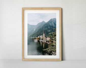 Hallstatt in Austria (Poster, Fine Art Print, Canvas) | Landscape, Mountains