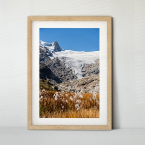 Geleira Großvenediger, Áustria (poster, impressão de belas artes, tela) | Paisagem, Innergschlöss