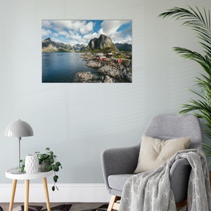 Hamnoy, Lofoten Poster, Fine Art Print, Leinwand Landschaft, Norwegen Bild 3