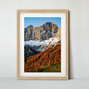 Dachstein, Austria (Poster, Stampa Fine Art, Tela) | Paesaggio, Ramsau