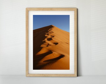 Dünen in der Wüste in Marokko (Foto, Fine Art Print, Leinwand)