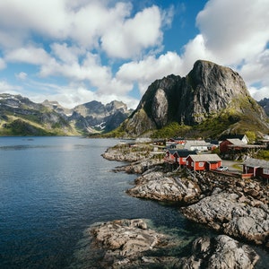 Hamnoy, Lofoten Poster, Fine Art Print, Leinwand Landschaft, Norwegen Bild 6