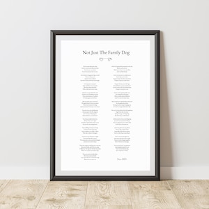 Not Just The Family Dog poem