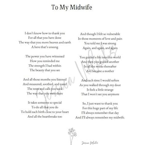 Poema a mi partera