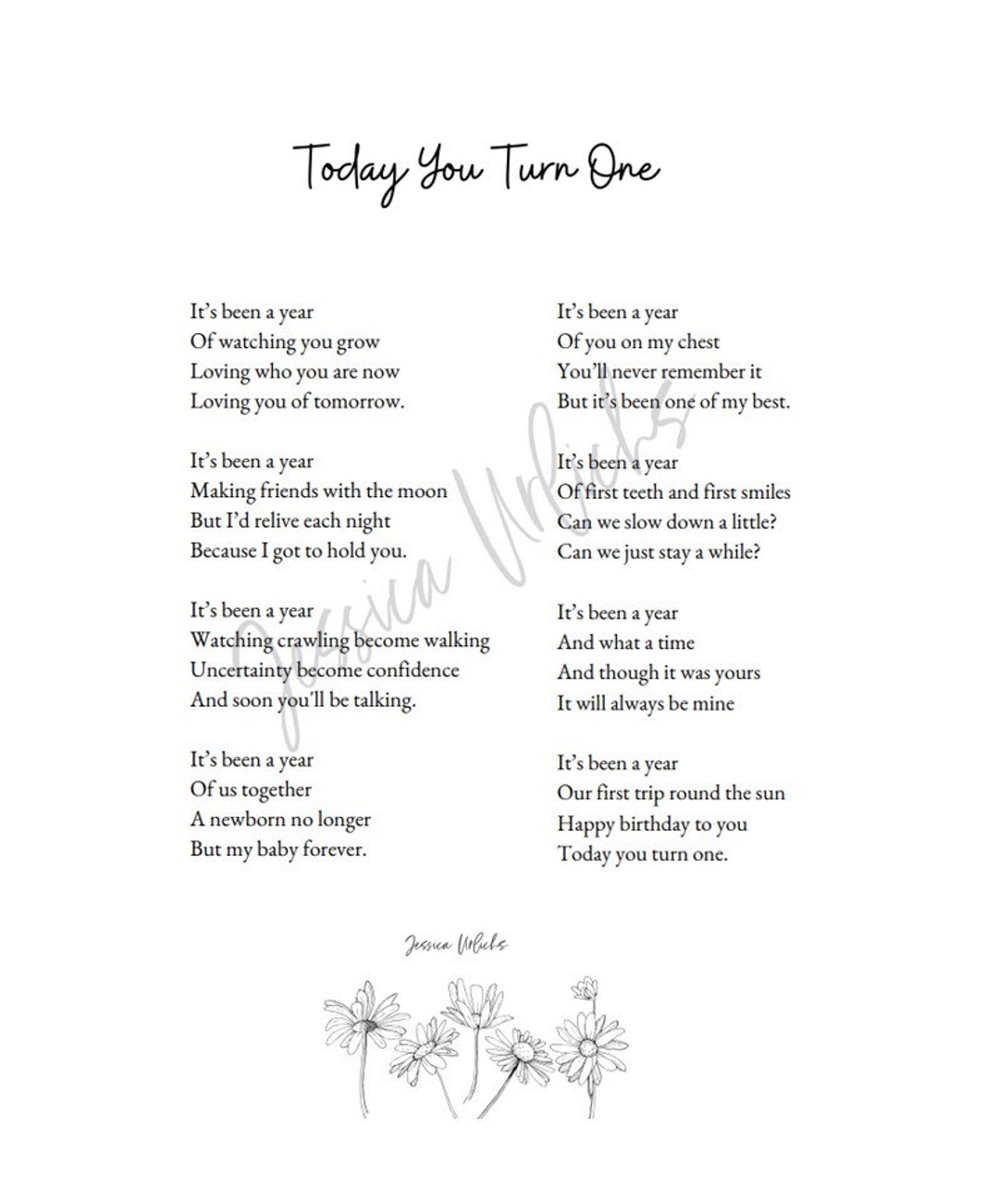 party dress for a first born poem First born poems