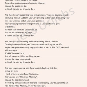 My Favourite poem (boy version)