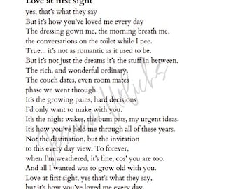 Love at First Sight poem
