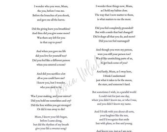 You Before Me (a poem to our mothers)