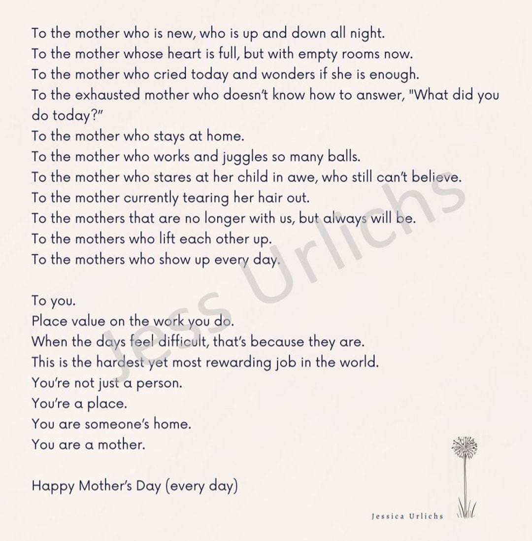 Mom Happy Mothers Day: Gift For Mom Poem For Mothers Day Notebook