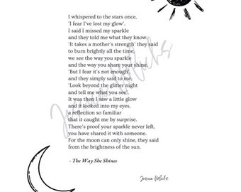The Way She Shines poem