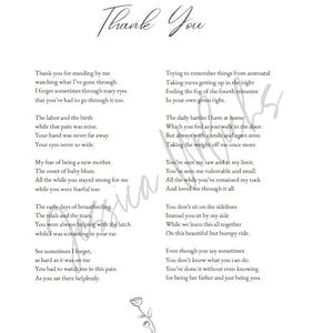 Thank You Poem for your partner (original version) &#39;him&#39; &#39;her&#39; &#39;their&#39; versions within file