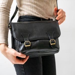 Sac à main « Ava » fait à la main à partir de cuir authentique, Lifetime Leather, sac à main en cuir femme, sac boho minimaliste, sac à bandoulière, sac cartable