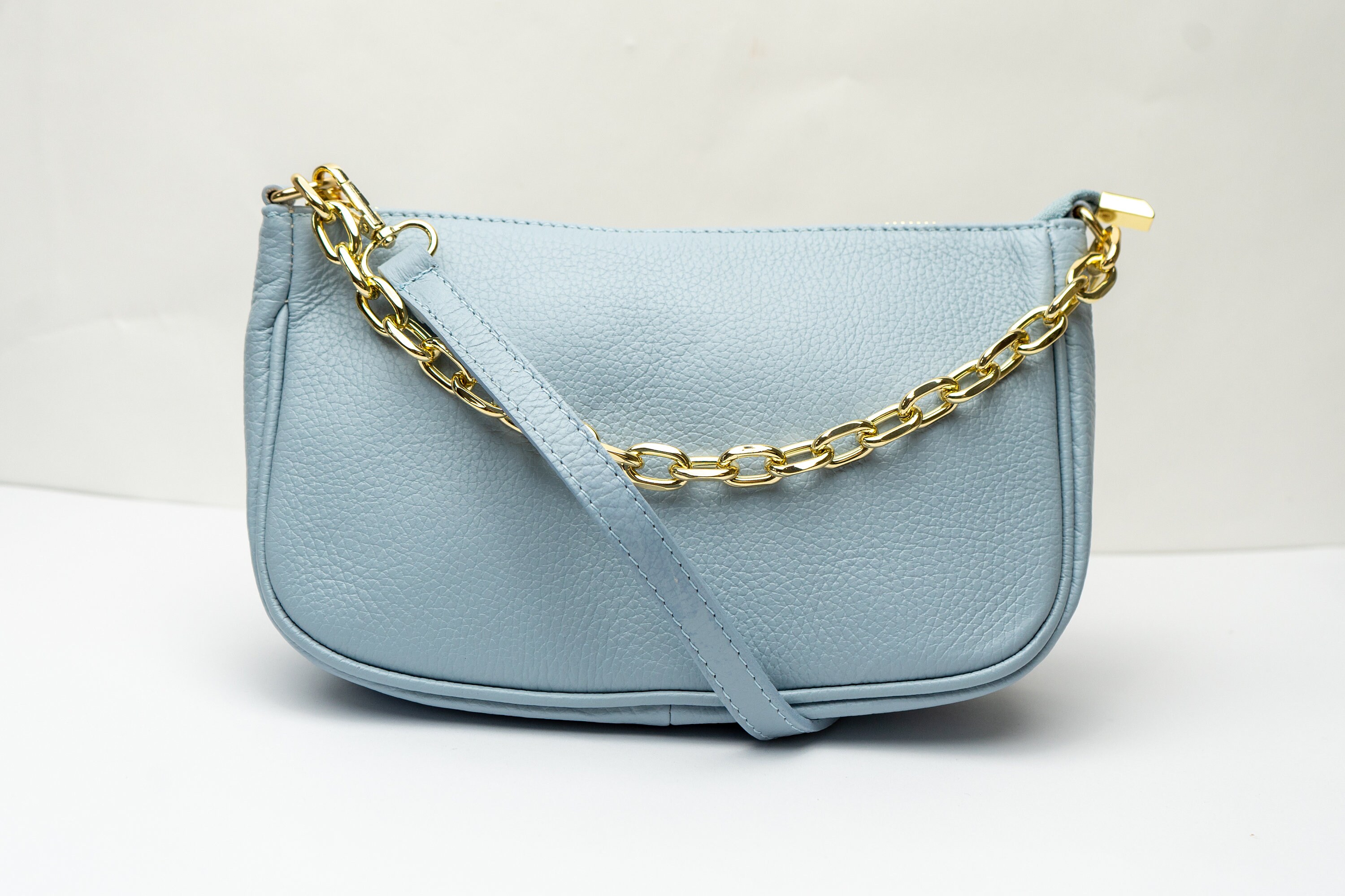 Silver blue handbags Clearance