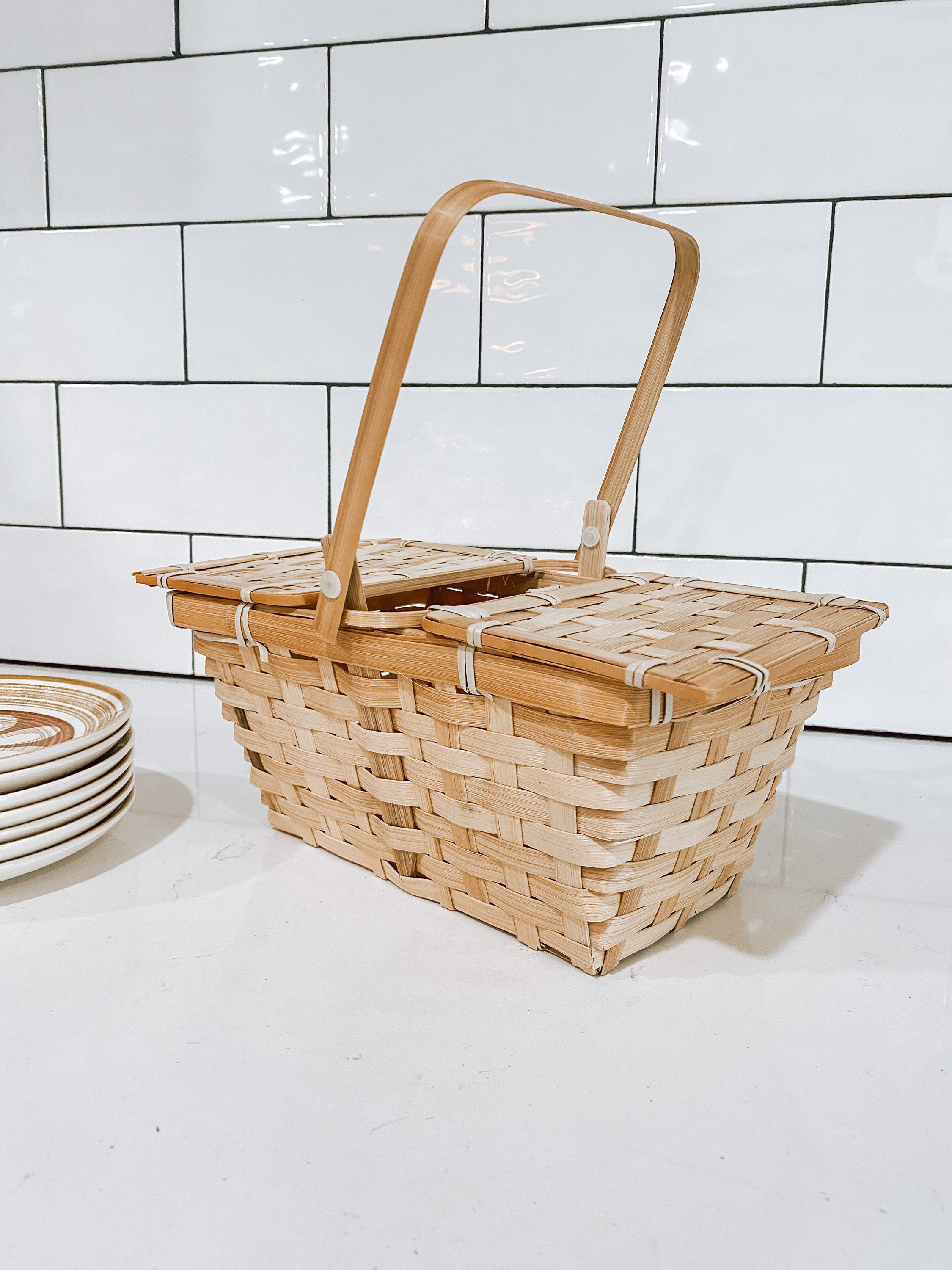 Mini Picnic Basket Etsy