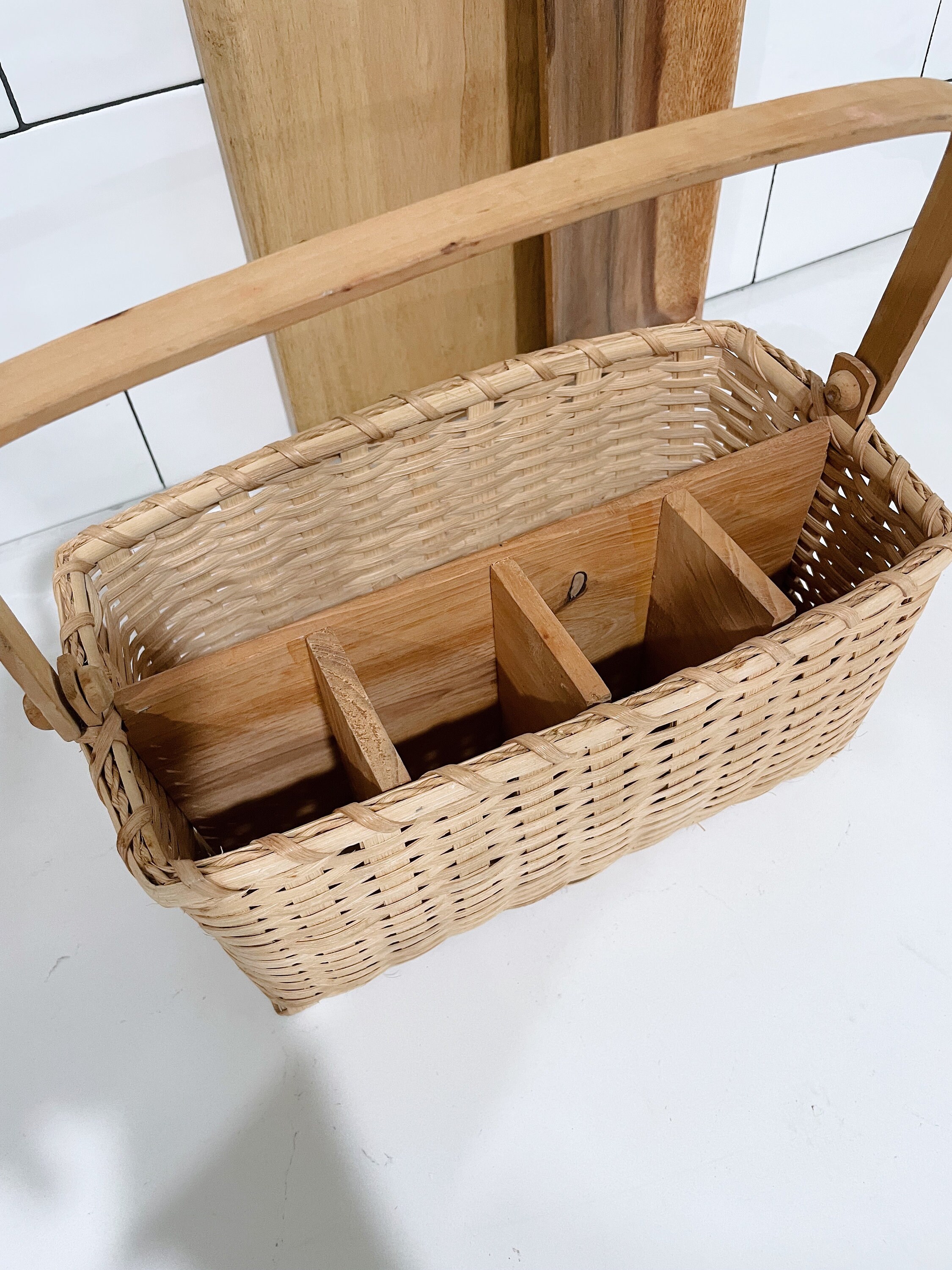 Picnic Basket Organizer Etsy