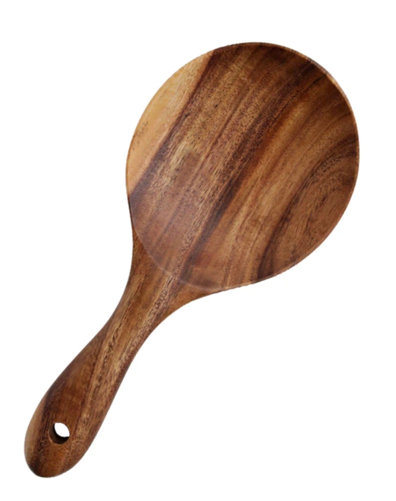 Indian Style Rice Paddle Serving Cooking Spoon Pure Teak Etsy