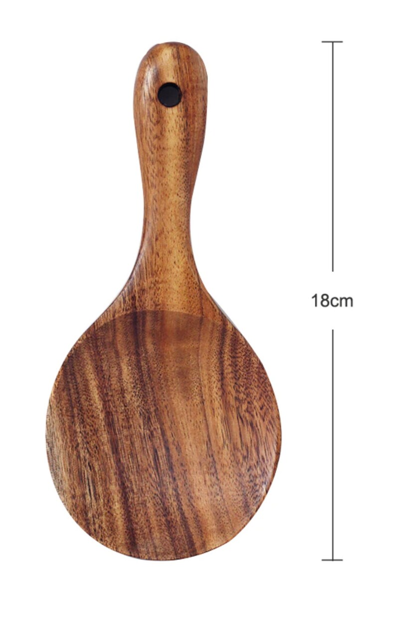 Indian Style Rice Paddle Serving Cooking Spoon Pure Teak Etsy