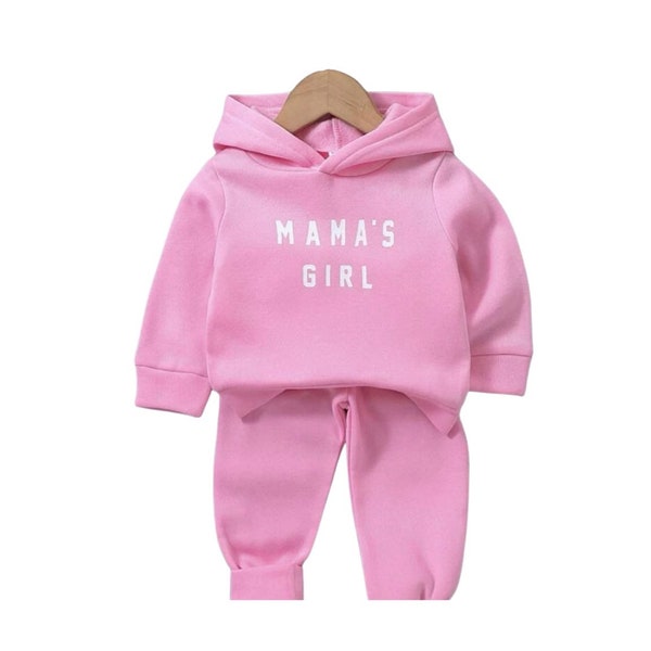 CLEAR OUT SALE! | Mama’s girl jogging suit | baby girl hoodie | Warm baby clothing