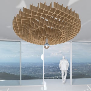 Water Drop Hanglamp Design voor CNC Bewerking DXF-Bestand voor 1/4 inch multiplex, Laser cut Kroonluchter, vector bestand