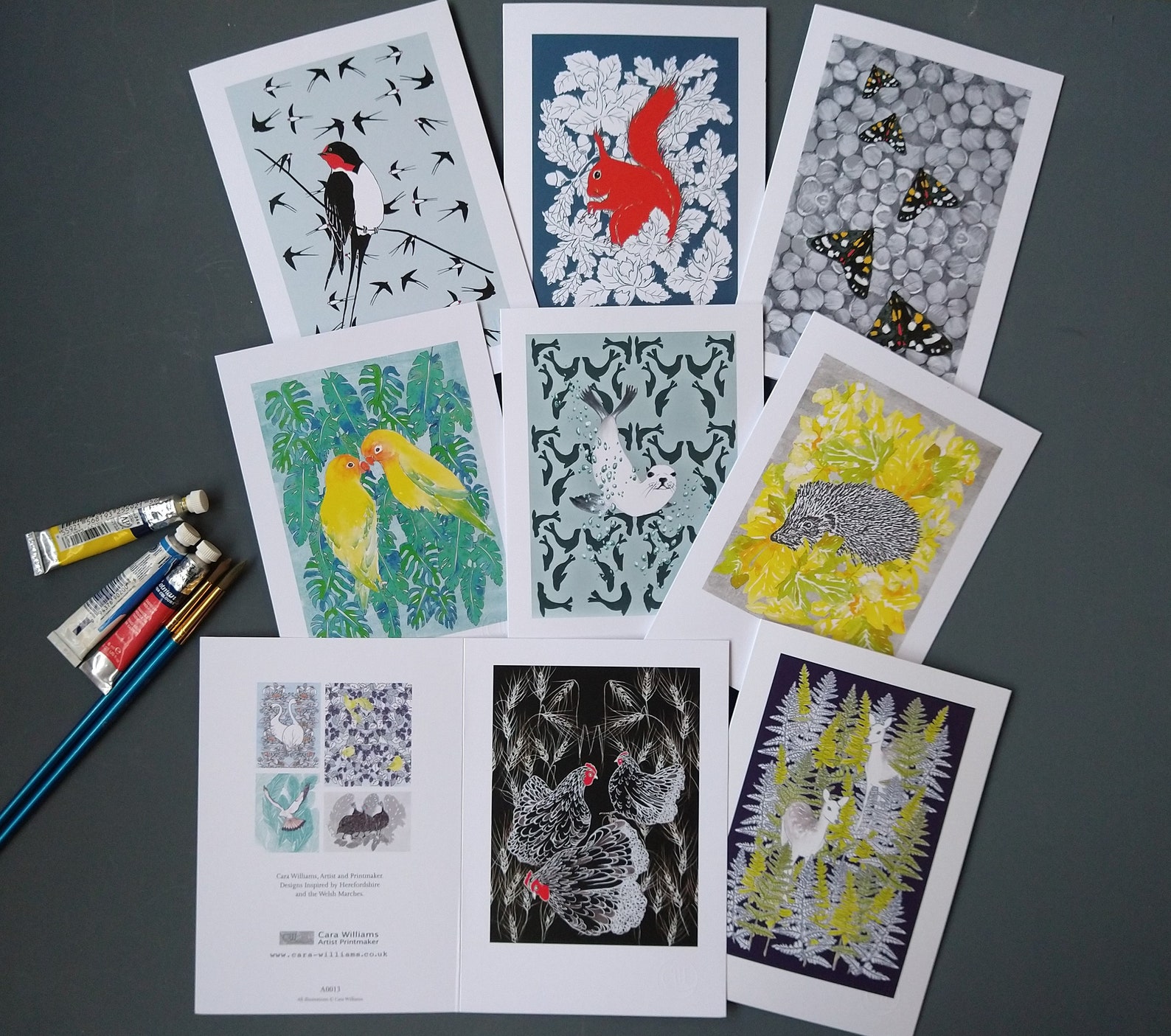 Greetings Cards Pack of 8. Fine Art Cards Hand Embossed. - Etsy UK