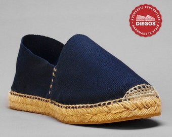 Men's Sea Espadrilles hand-stitched in Rioja, Spain Authentic Spanish espardenya ? Summer shoe ? New collection