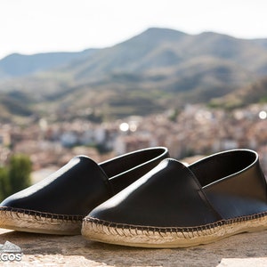 Black slip on espadrilles best sale