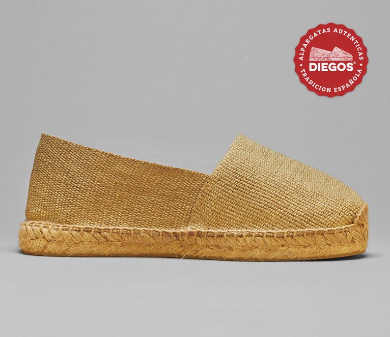 Linen Espadrilles for Men Handsewn in Rioja Spain Etsy
