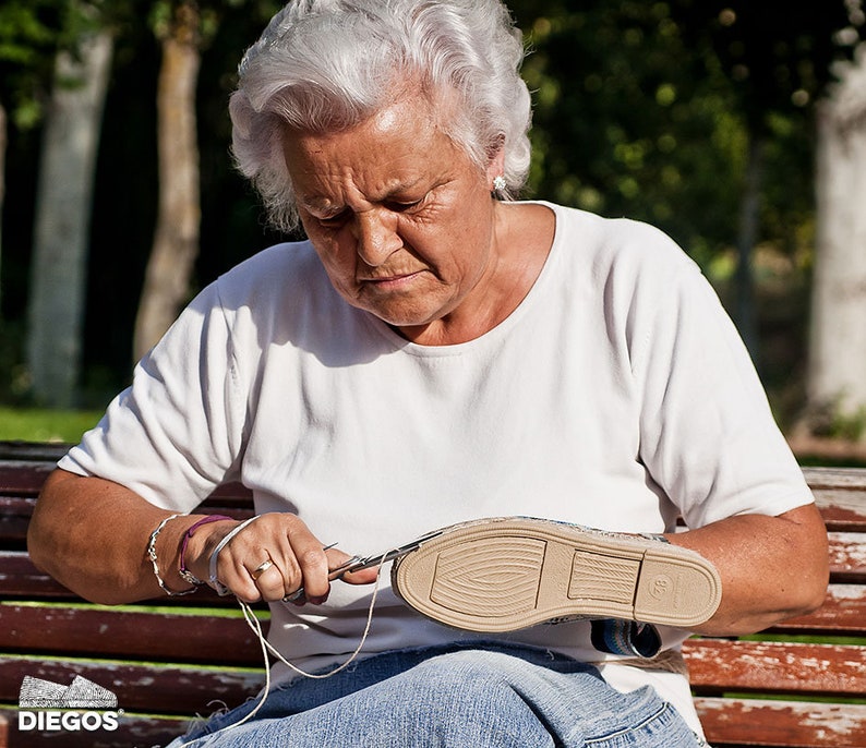 Espadrille Catalina Navy Blue and Low Heel Espadrille for Etsy