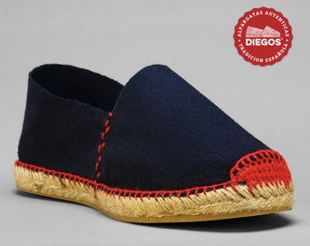 Men's Sea Espadrilles hand-stitched in Rioja, Spain Authentic Spanish espardenya ? Summer shoe ? New collection