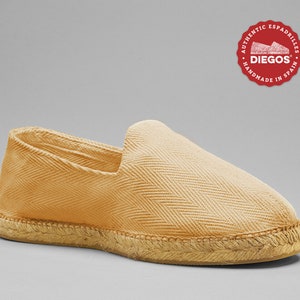 Light seas espadrilles for men' spikes Hand-stitched in Rioja Spain Authentic Spanish espardenya, summer shoe DIEGOS