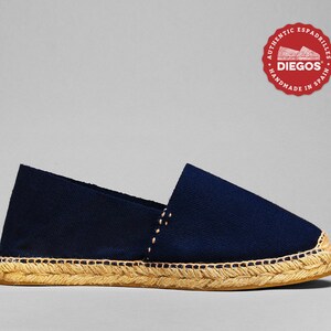 navy blue flat espadrilles
