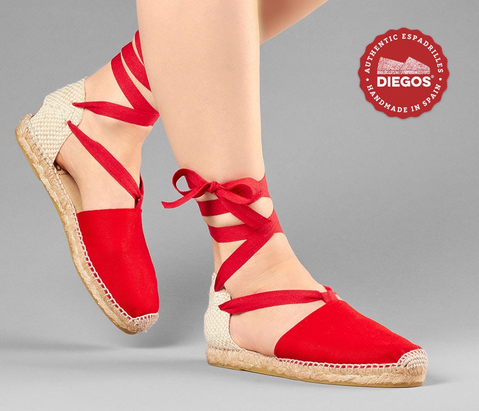 Red espadrille deals