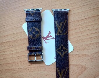 etsy louis vuitton apple watch strap