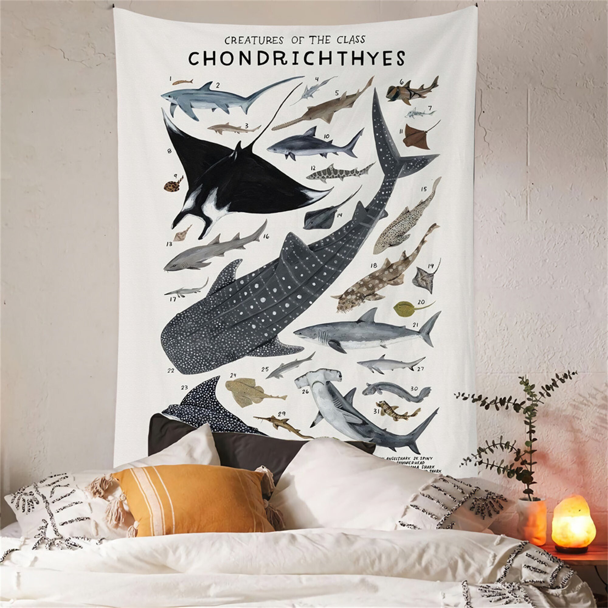 Whale online shark tapestry